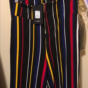 Flare Stripe Pants